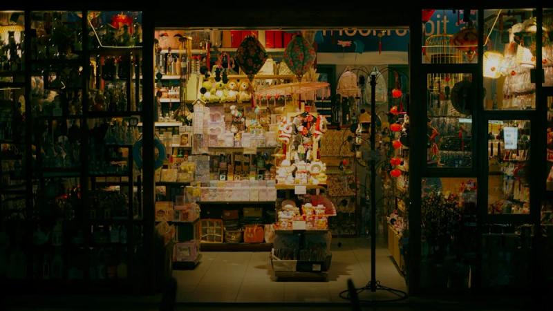A brightly lit store filled with various items